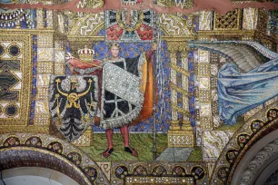 Mosaic in the Emperor William Memorial Church in Berlin