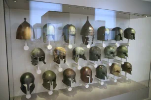 Greek Helmets, Altes Museum, Berlin