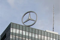 The Mercedes star on top of Europa Center, Berlin