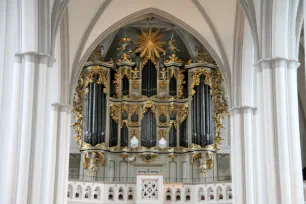 The organ of the Marienkirche in Berlin