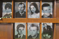 Victims of the Berlin Wall at the Wall Memorial site