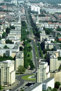 Karl-Marx-Allee, Berlin, seen from the Fernsehturm