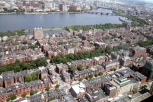 Back Bay seen from the Prudential Tower in Boston