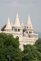 Side view of the Fisherman's Bastion, Budapest