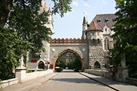 Gate to Vajdahunyad Castle, Budapest