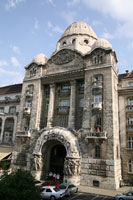 North facade of the hotel Gellért, Budapest