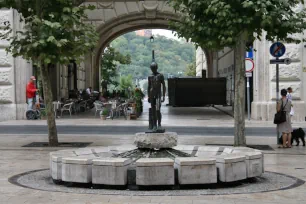 Little boy fountain, Budapest