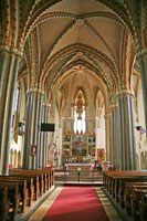 Interior of the Inner City Parish Church, Budapest