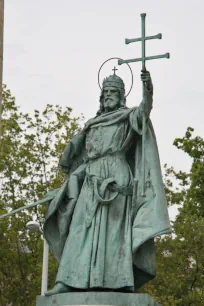 Statue of St. Stephen, Millennium Monument