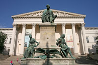 The János Arany Monument in Budapest