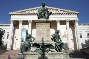 The János Arany Monument in Budapest