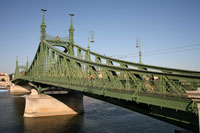 The Freedom Bridge in Budapest