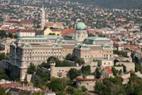 Buda Castle seen from Gellért Hill, Budapest