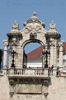 Ornate gate, Buda Castle