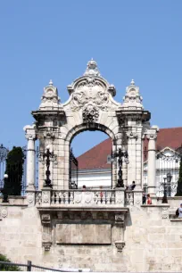 Ornate gate, Buda Castle