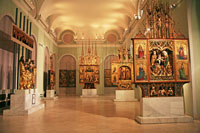 Altarpieces in the throne room, Hungarian National Gallery, Budapest