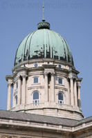 Dome of the Buda Castle in Budapest