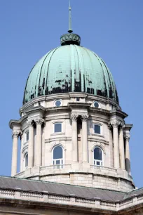 Dome of the Buda Castle in Budapest