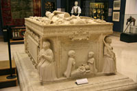 Tomb of a Transsylvanian count in the National museum in Budapest