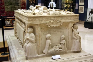 Tomb of a Transylvanian count in the National museum in Budapest