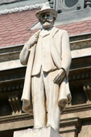Statue of Giuseppe Verdi at Opera House, Budapest