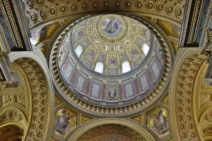 Ceiling of St. Stephen's Basilica's dome