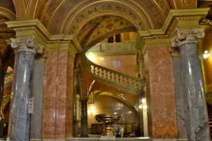 Interior the Opera House in Budapest