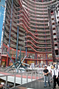 The atrium of the J.R. Thompson Center in Chicago