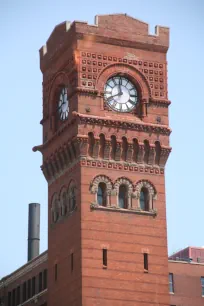 Clock Tower of the Dearborn Street Station in Chicago