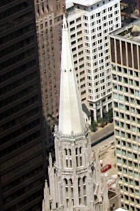 Spire of the Chicago Temple Building
