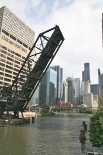 Chicago & Northwestern Railway Bridge in Chicago