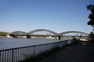 The Hohenzollern Bridge seen from Deutz, Cologne