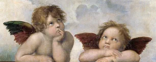 Cherubs of the Sistine Madonna, Old Masters Gallery, Dresden