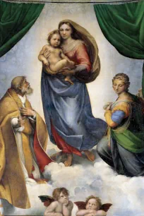 Sistine Madonna, Old Masters Gallery, Dresden