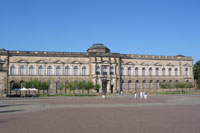 Old Masters Gallery in the Zwinger Palace in Dresden