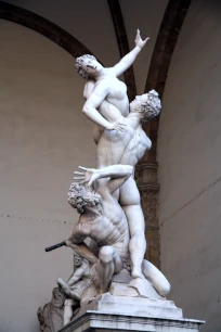 Rape of the Sabine Virgins, Loggia dei Lanzi, Florence