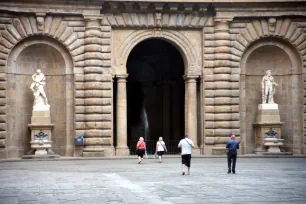 Ammannati Courtyard of the Palazzo Pitti, Florence