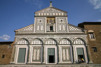 The church of San Miniato al Monte in Florence