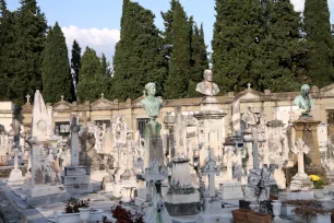 Graves at the church of San Miniato al Monte in Florence