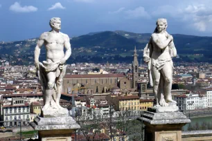 Statues in the Giardino Bardini in Florence