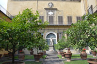 Garden of the Medici Riccardi Palace in Florence