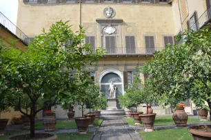 Garden of the Medici Riccardi Palace in Florence