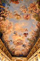 Ceiling painting of the  Galleria of Luca Giordano in the Medici Riccardi Palace in Florence
