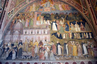 Church militant and church triumphant, Spanish Chapel, Santa Maria Novella, Florence