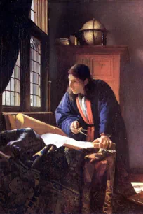 The Geographer by J Vermeer, Städel Museum