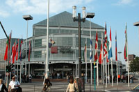 City entrance to the Frankfurt Messe