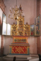 Mary Altar in the Leonhardskirche in Frankfurt