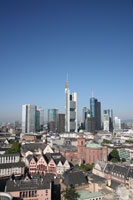 View from the tower of the Kaiserdom, Frankfurt