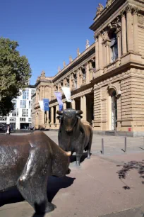 Frankfurt Stock Exchange Building at the Börsenplatz