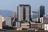 The Peninsula seen from Hong Kong Island